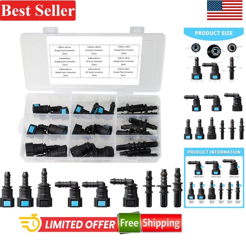 Fuel line fitting - kit, 24pcs