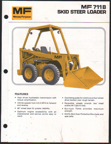 Massey ferguson 711b - ferguson, skid