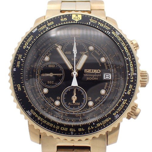 Seiko pilot chronograph men - seiko,