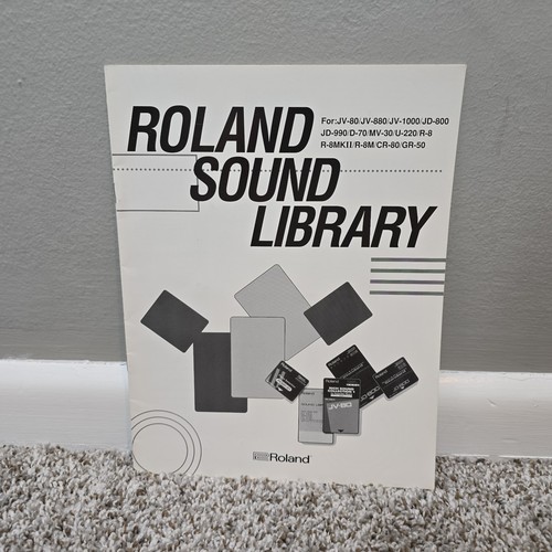 Roland sound library - sound, card
