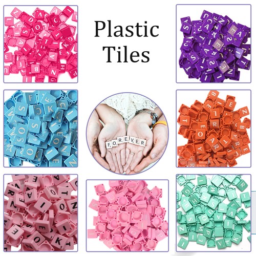 100 300pcs plastic letter - 100-300pcs,