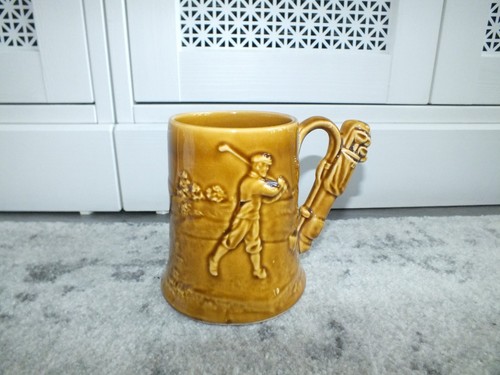 Vintage large golf tankard - large,