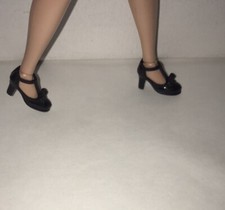 Sindy Fashion Doll T Bar Shoes Black Modern Sindy Kid Kreations Compatible