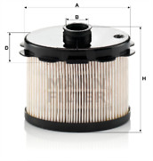 Mann pu1021x fuel - mann, filter