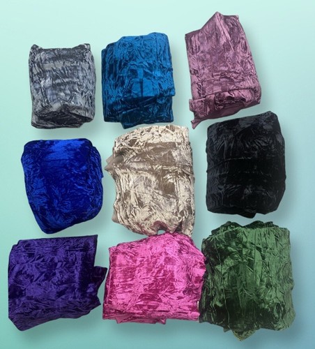 Metres crush velvet fabric - metres,