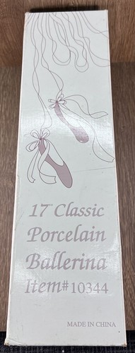 Classic porcelain ballerina - porcelain,