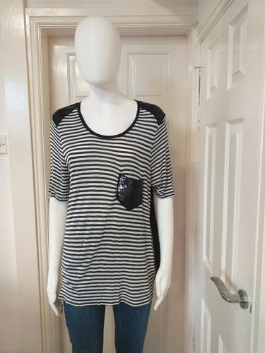 Pause cafe striped top with - striped,