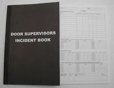 Door Supervisor Incident Book
