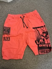 Boys NEXT Coral Board Shorts Size 14 Years NWT