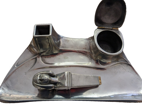 1905 antique pewter - antique,