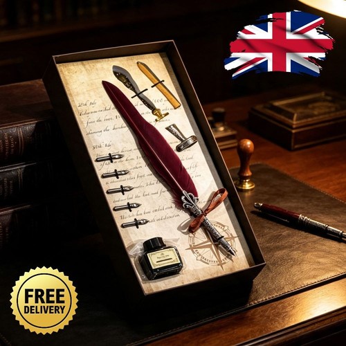 Crimson royale feather quill - feather,