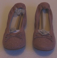 Next PINK STUDDED FLEXI BALLET