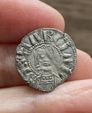 MEDIEVAL FRANCE,  LIMOGES (1100’S-1200’S). ABBEY OF SAINT MARTIAL. BILLON DENIER