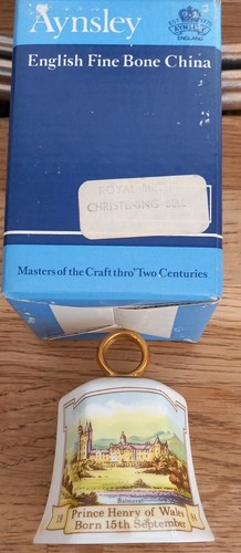 Aynsley 1984 bone china - bone, bell