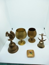 Brass Joblot. 2x Bells. 2x
