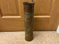 WW1 brass shell case. trench