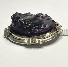 Antique High Relief Amethyst