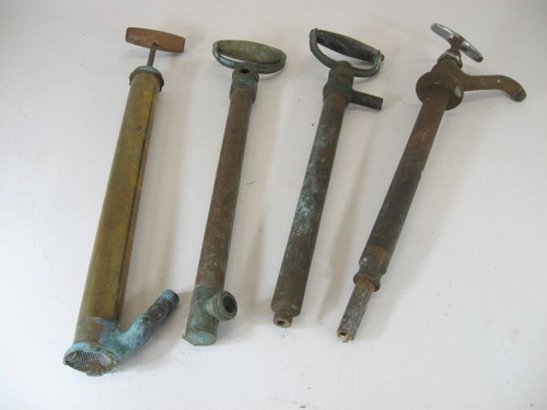 Lot vintage hand pumps - of, 4