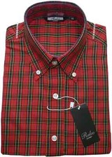 Relco Check Shirt Tartan Red