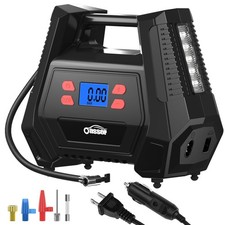Oasser Tyre Inflator Air Compressor with 12V AC/240V DC car tyre Pump 150 PSI
