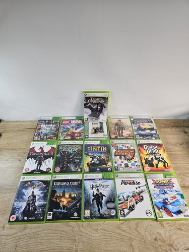 16x xbox 360 games - gta, 5