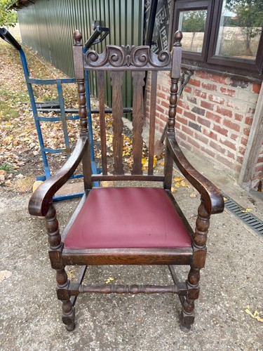 High back dining chair - dining, carver