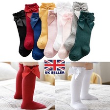 Girls Baby Toddlers Spanish Knee High Wedding Christening School Socks 0-7 years