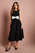 Coast Mono Fit & Flare Dress