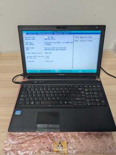 Toshiba satellite pro r850 - toshiba,