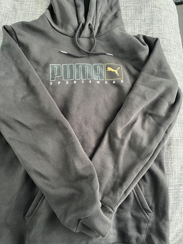 Puma mens hoodie black used - puma,