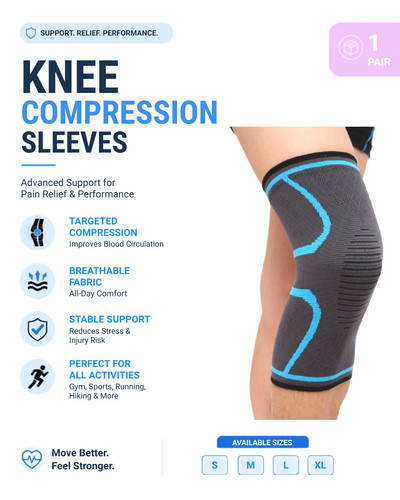 Knee support brace - 1/,