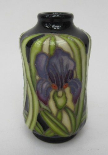 Moorcroft irises miniature - moorcroft,