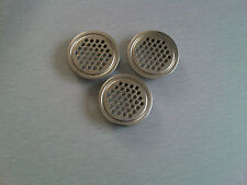 Three 42mm Stainless Air Vents Narrow Canal House Boat Ship Marine Yacht Cruiser