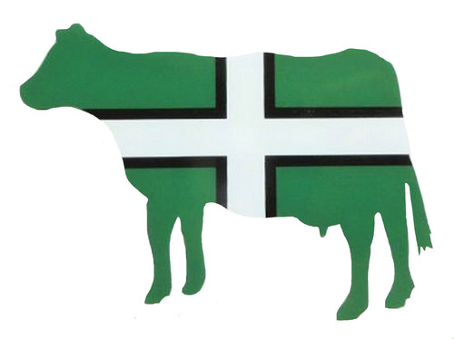 Devon flag cow external car - devon,