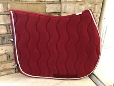 Red Equitheme  wave theme Saddle Cloth for Horse Size FULL