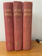 3 Red Burgundy Vintage Books