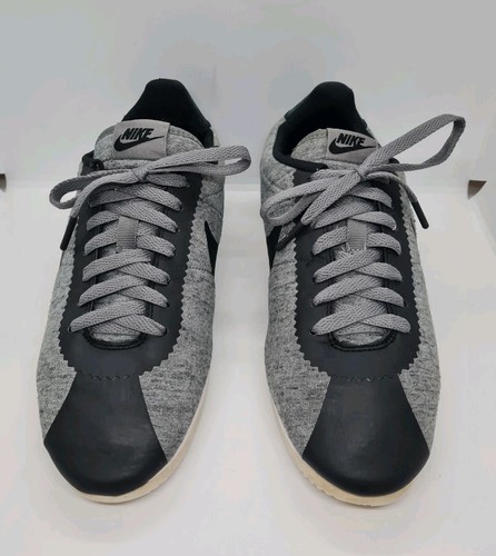 Nike cortez flyknit grey black - flyknit,