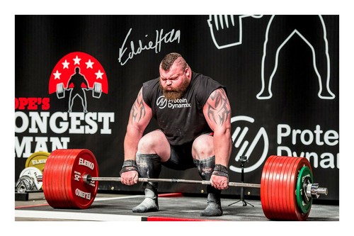 Eddie hall the beast signed - beast,