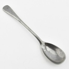 Pewter Egg / Tea Spoon Old English Antique VTG Modern?