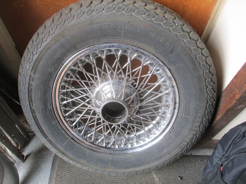 Jaguar chrome wire - wheel, +