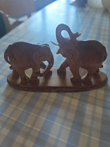 Vintage indian carved - indian, facing