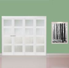 bifold doors white shaker 4L