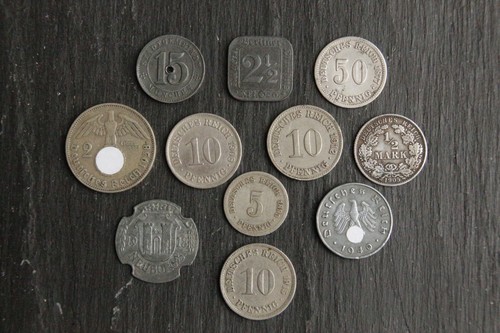Silver german coins 1877 - german,
