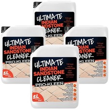 ProKleen Ultimate Indian Sandstone Cleaner Removes Black Spot Dirt Patio 20L