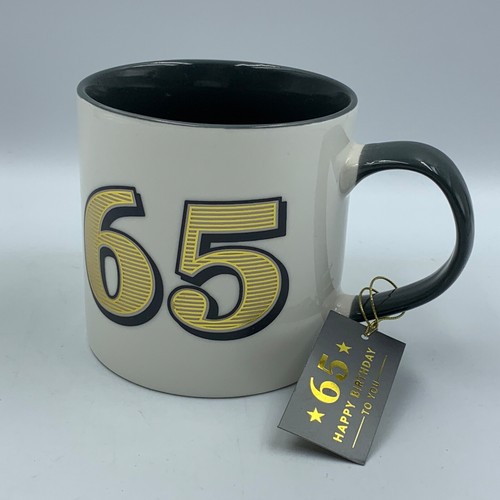 65th birthday large coffee mug - coffee,