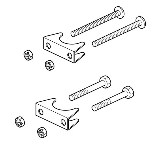 Polytunnel intermediate clamps - polytunnel,