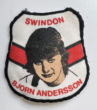 Speedway Rider Bjorn Anderson Swindon Robins Cloth Patch Badge 90x85 mm