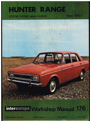 Hillman hunter singer gazelle - hunter,