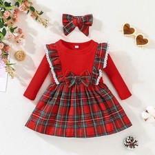 Baby Girls Christmas Plaid