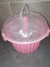 Pink Stackable Cupcake Carrier